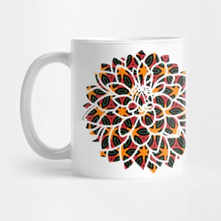 Africa Pattern Flower Design Mug